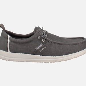 Hurley Laguna Mens Casual Ultra-Lightweight Breathable Canvas Shoe Gray 11,12,13